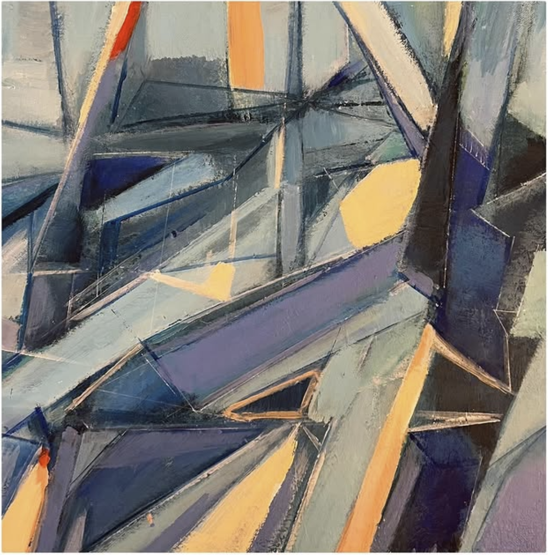 Peinture abstraite dynamique