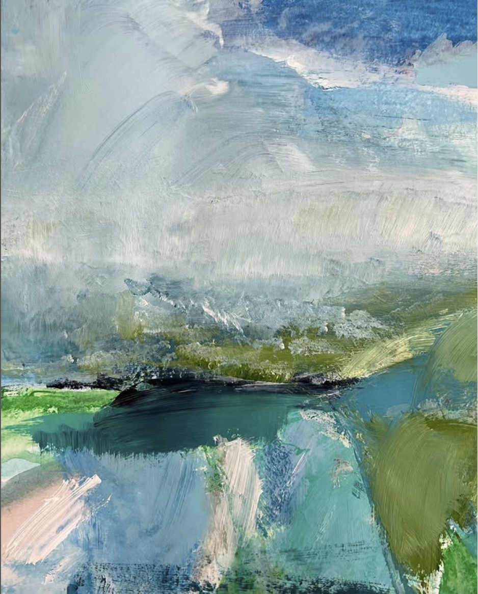 Peinture abstraite marine